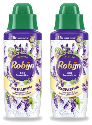 Zdjęcie produktu dla 2 x Płyn do płukania tkanin Robijn Intense Spa Sensation, 342 ml - Opakowanie ekonomiczne - 2 sztuki