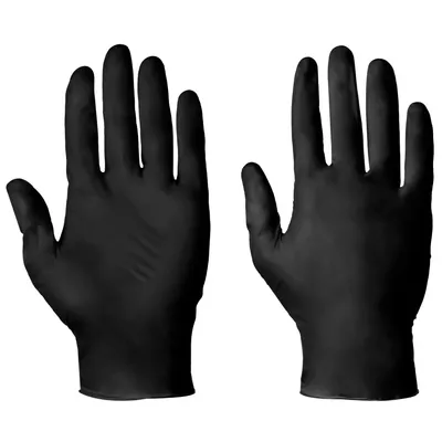 Immagine prodotto di Guanti da esplorazione in nitrile nero 100 pz