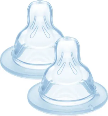 Produktbild von Mam Tetina Silicone 0+ Monate Langsamer Fluss x2