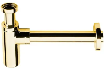 Immagine prodotto di Sapho Siphons - Sifone per lavabo 1 1/4, scarico 32 mm, rotondo, oro SI517