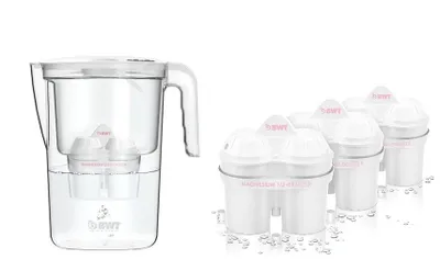 Produktbild von BWT VIDA Filterkanne weiß 2,6 l + 3 Magnesiumfilter (Mg2+)