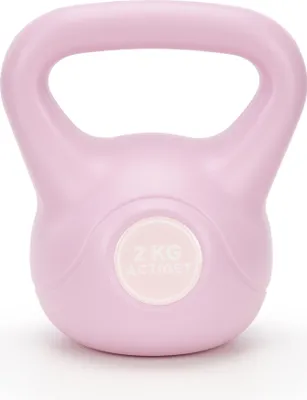 Immagine prodotto di ACTIGET Kettlebell per allenamento, manubrio da 2 kg, allenamento ABS - manubrio a sfera - rosa