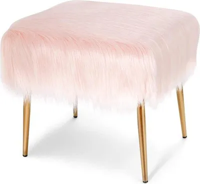 Produktbild von Famanu Sitzbank und Hocker klein - Weiß, Rosa