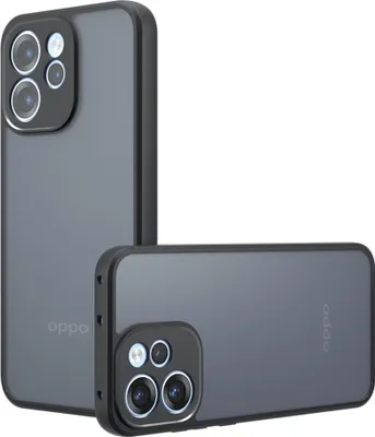 Produktbild von OPPO Reno15 F Hülle - Coverup Mattes Transparentes Back Cover mit Kameraschutz - Schwarz