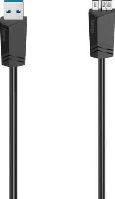 Immagine prodotto di Hama 00200626 cavo USB 0,75 m Micro-USB A USB A Nero