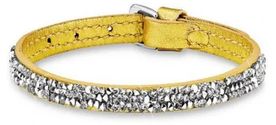 Produktbild von s.Oliver Damen-Armband Let's Celebrate Swarovski Rocks Edelstahl Leder Kristall