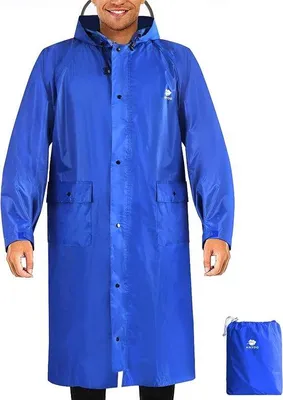 Produktbild von Famanu Regenjacke wasserdicht leichtgewichtig - Blau
