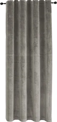 Produktbild von Verdunkelungsvorhang Samt weich 140x145 cm Taupe Vorhang Kräuselband blickdicht Gardine abdunkelnd U-Band
