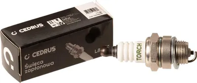 Obrázek produktu pro Zapalovací svíčka Cedrus L8RTF pro řetězové pily s odšroubovaným hrotem 10 ks CEDSW001