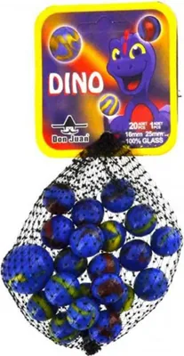 Produktbild von Adic Dino Murmeln 20 klein und 1 Bängel