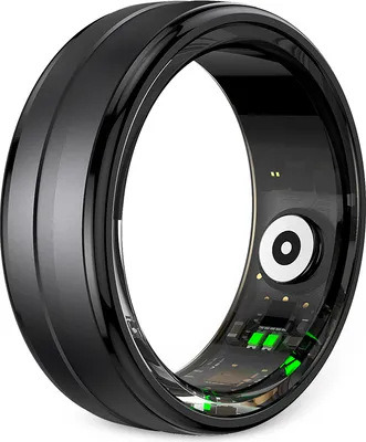 Produktbild von PRIXTON Smart Ring Orbyt, Größe 9 (19.1 mm) | Wearable für Schlaf-, Herzfrequenz- und Fitnesstracking, 15 Tage Akkulaufzeit, Kompatibel iOS/Android