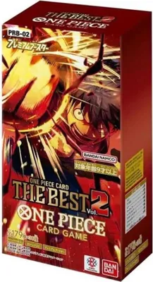 Produktbild von One Piece The Best VOL. 2 PRB02 Display [Japanisch] – 10 Boosterpacks à 10 Karten | Premium Reprint Set mit Alternate Arts & Manga Rare | Mit Heartforcards® Versandschutz