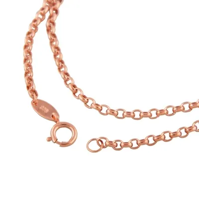 Produktbild von Armband 2mm Anker rund 9Kt Rotgold 19cm