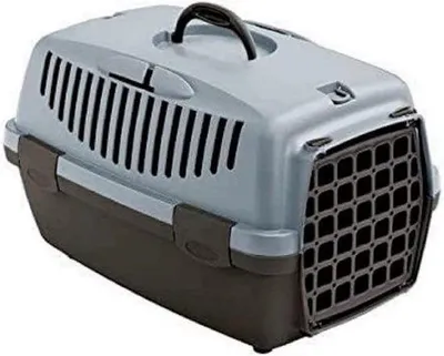 Productafbeelding van Famanu Transportbox voor katten - Robuust en ruim ontwerp - Grijs