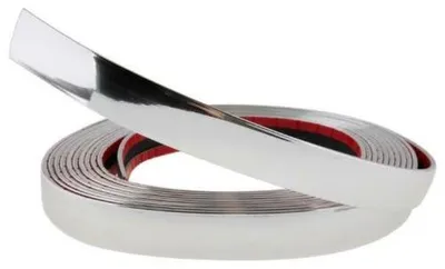 30mm Profi Chrom Stripe Streifen Selbstklebend Aufkleber PKW LKW z.B Kühlergrill – Produktansicht