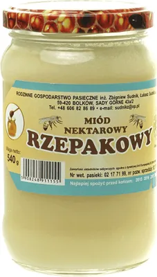 Produktbild von Rapsnektarhonig 500g SUDNIK