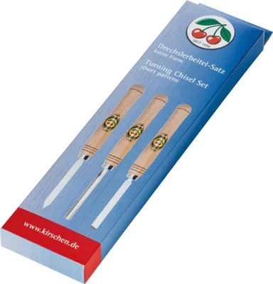 Immagine prodotto di Set di scalpelli per tornitura Kirschen, modello corto, 3 pz