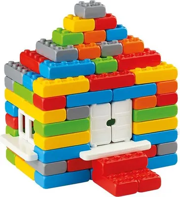 Immagine prodotto di Mattoni da costruzione Junior 90 pezzi Finestre + Porte