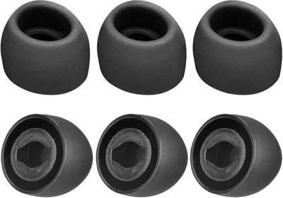 Productafbeelding van Oordopjes voor Samsung Galaxy Buds Pro, antislip oordopjes in drie maten, compatibel met oplaadhoes, zwart (3 paar)