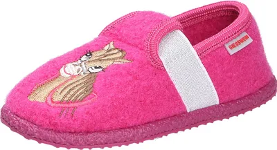 Produktbild von Giesswein Mädchen und Jungen Hausschuhe TREBENDORF rosa/pink Größe EUR 23