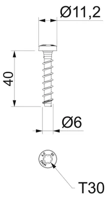 Obrázek produktu pro OBO MMS+ P 6x40 Kotva s kulatou hlavou a pánví3498105 (3498105)