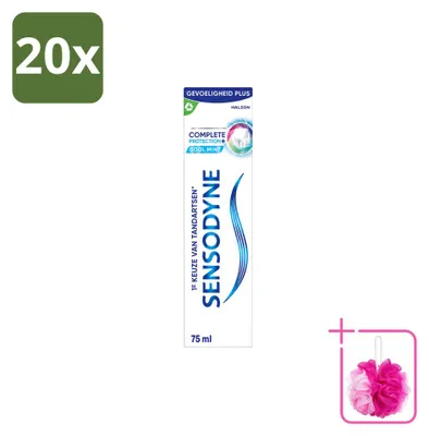 Obrázok produktu pre 20 ks zubnej pasty Sensodyne Complete Protection + Cool Mint, 75 ml - balenie - 20 kusov