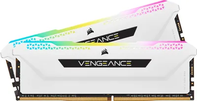 Obrázok produktu pre Pamäť Corsair VENGEANCE® RGB PRO SL, 32GB DDR4, 3200MHz CL16, Dual Channel Kit, alb