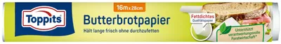 Image de TOPPITS 4008871205179 Papier à sandwich TOPPITS, largeur : 280 mm, longueur : 16 m, blanc
