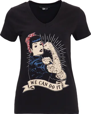 Produktbild von Queen Kerosin T-Shirt - We Can Do It XL