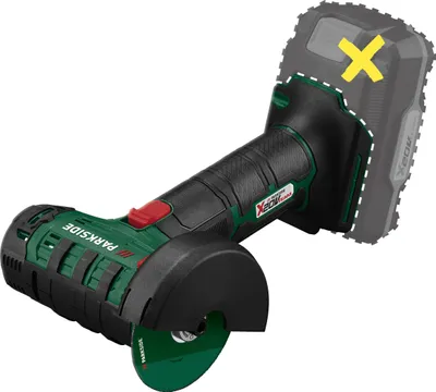 Immagine prodotto di Smerigliatrice angolare a batteria PARKSIDE® 20 V «PWSAM 20-Li B2», senza batteria e cavo di ricarica