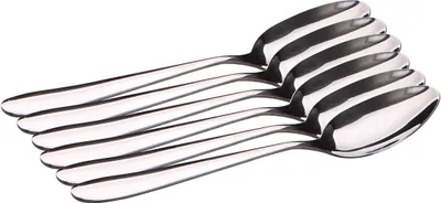 Produktbild von Esslöffel 6er Set Edelstahl großer Löffel Set Küchenlöffel Suppenlöffel