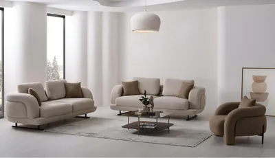 Obrázek produktu pro 2 pohovky v moderním designu, pohodlné a stylové pro váš obývací pokoj