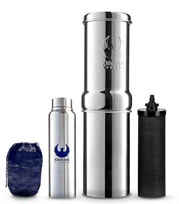 Produktbild von Wasserfilter - Wasserreiniger - Wasserfilterkanne - Trinkwasserfilter - Wasseraufbereitungsgerät - Edelstahl