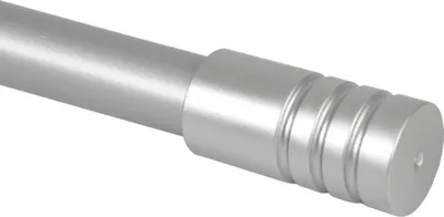 Produktbild von Karnisz "Modern" wysuwany od 115 do 200 cm, średnica 16 mm/19 mm - stal nierdzewna - zestaw stylowy, karnisz metalowy 1-biegowy