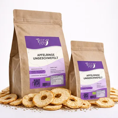 Produktbild von Tasty Pott getrocknete Aprikosen - im Beutel - 1 Beutel