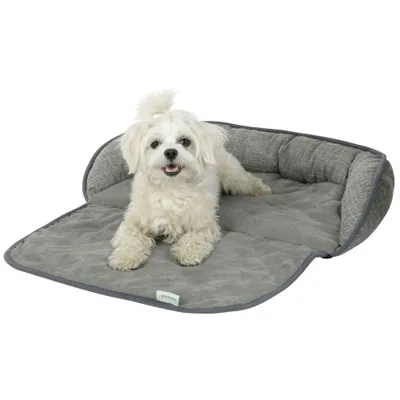 Produktbild von Kerbl Couchkissen Emalia (Farbe Grau, L x B x H 60 x 40 x 12 cm, für Hunde)
