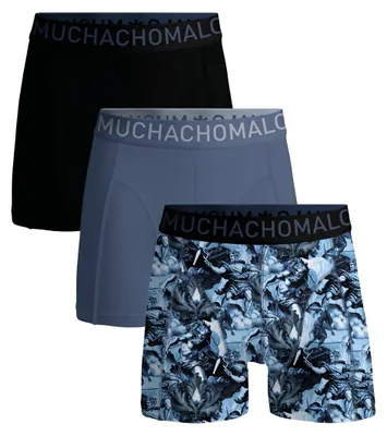 Productafbeelding van Muchachomalo heren boxershorts – 3-pack – Microvezel en stretch – Lichte sportonderbroek – Maat L - MICROFIBMYTH1010-01