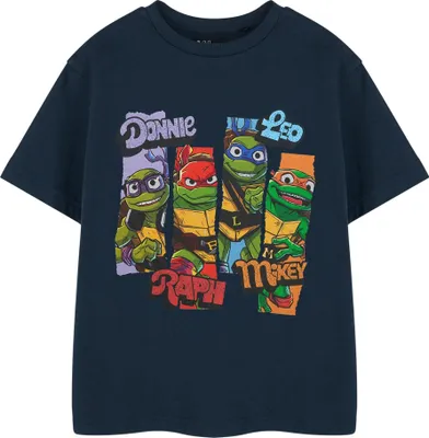 Produktbild von Teenage Mutant Ninja Turtles - T-Shirt für Jungen kurzärmlig NS8777 (146-152) (Marineblau)
