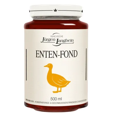 Image de Jürgen Langbein Feine Küche Fond de canard pour sauces et soupes 500ml