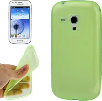 Image de Coque de protection rigide en TPU pour téléphone portable Samsung Trend/Duos S7562, vert