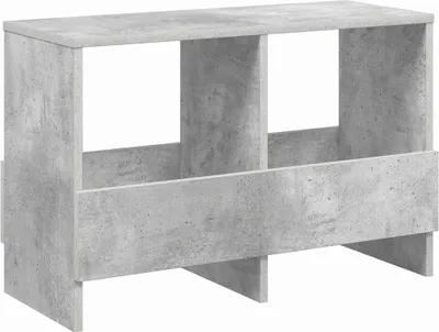 Image de vidaXL Étagère à magazines Béton gris 68,5 x 30 x 45 cm