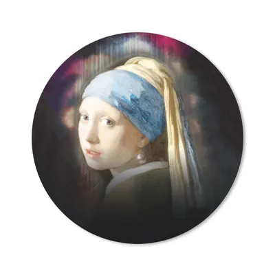 Produktbild von MuchoWow® Mauspad Mousepad Das Mädchen mit dem Perlenohrring - Vermeer - Kunst 20x20 cm - Mousepads - Maus Mat - Pad - Mausunterlage - Schreibtischmatte