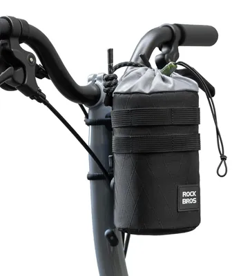 Imagen del producto de Manillar para bicicleta con portabotellas - Negro