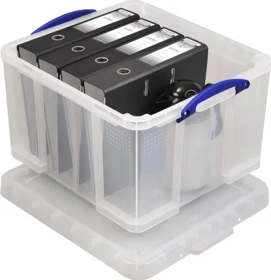 Immagine prodotto di Really Useful Box 42CCB Contenitore da 42 litri trasparente
