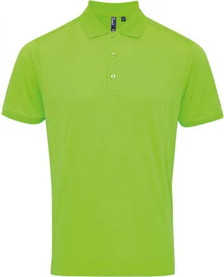 Produktbild von Premier Workwear PR615 | Herren Coolchecker Piqué Polo / ® Standard 100 - Farbe: Neon Green - Größe: XXL