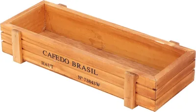 Produktbild von Multifunktionale hölzerne Sukkulenten Blumentopf Aufbewahrungsbox Organizer für TopfpflanzenDunkle Holzfarbe