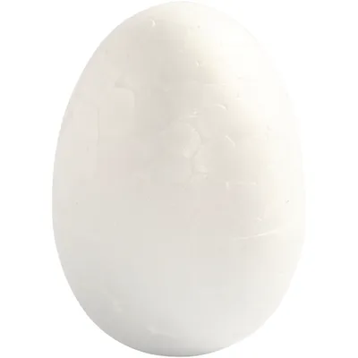 Produktbild von Creativ Company Eier, H: 4,8 cm, weiß, 10 Stück 1 Box