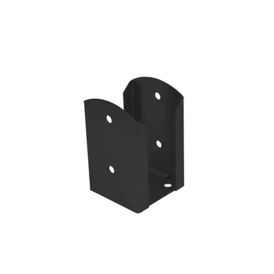 Produktbild von Anschraubbarer Mastfuß 91x150x2,0mm schwarz