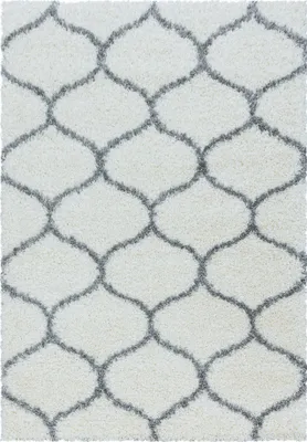 Productafbeelding van Tapijt voor de woonkamer, hoogpolig, crème kleur, rechthoekig, 240x340 cm, Scandinavisch design