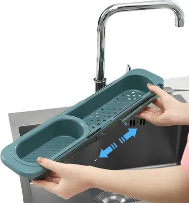 Produktbild von Küchen-Ablage-Box - Edelstahl-Spülbecken-Organizer